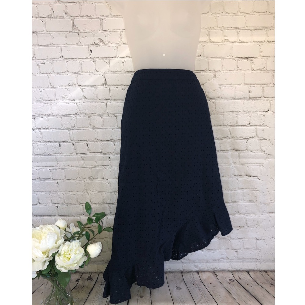 J. Crew Asymmetrical Elastic Skirt